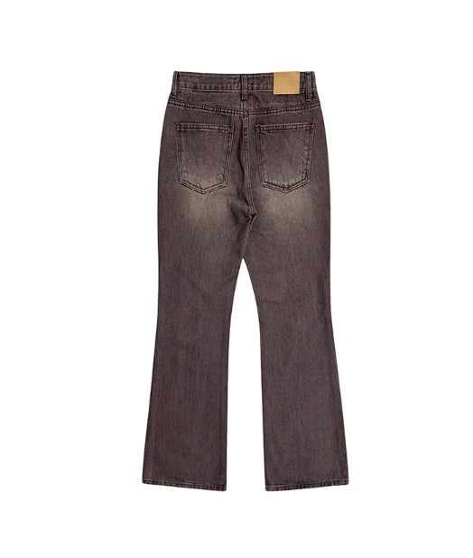 Vintage Low Semi Bootcut Denim Pants