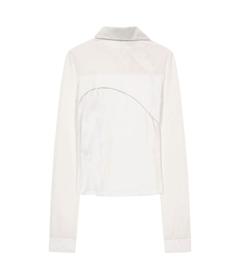 Starcut Jersey Collar Tee / Off White