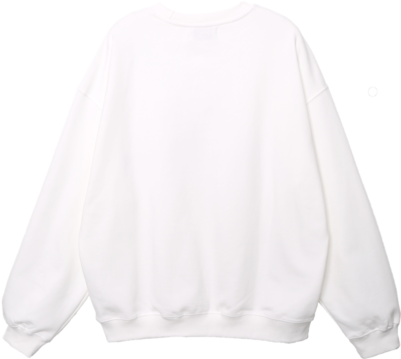 LEAY SWEATSHIRT [WHITE]