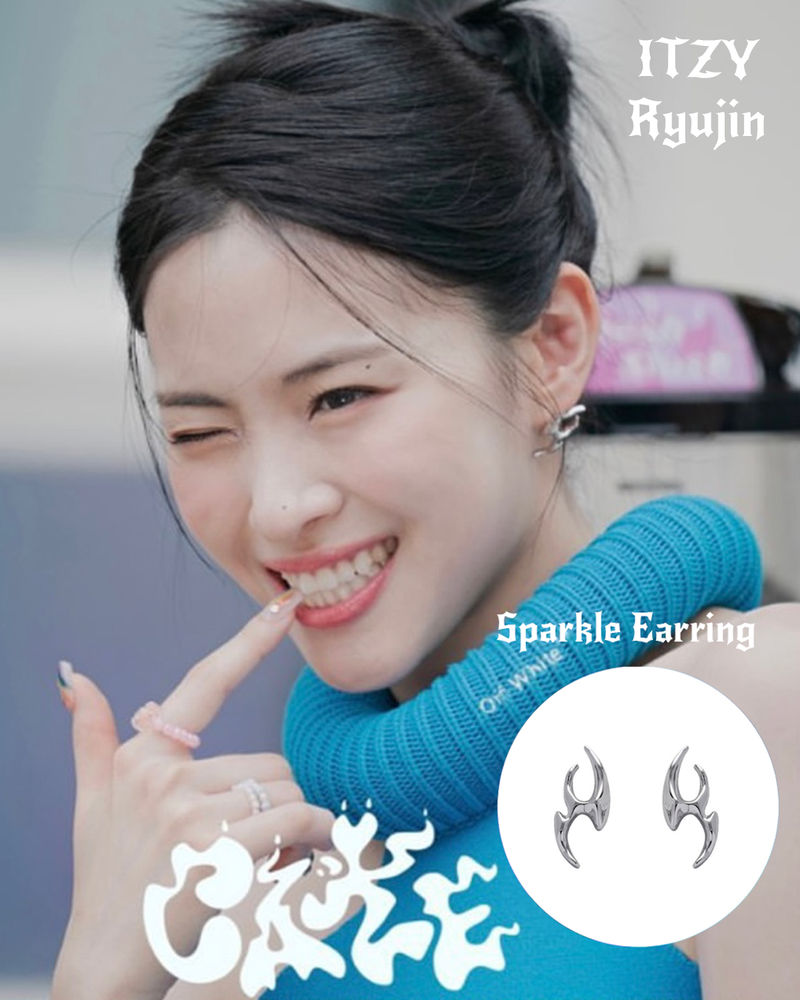 [Aespa Karina, ITZY Ryujin Pick] Sparkle Earring