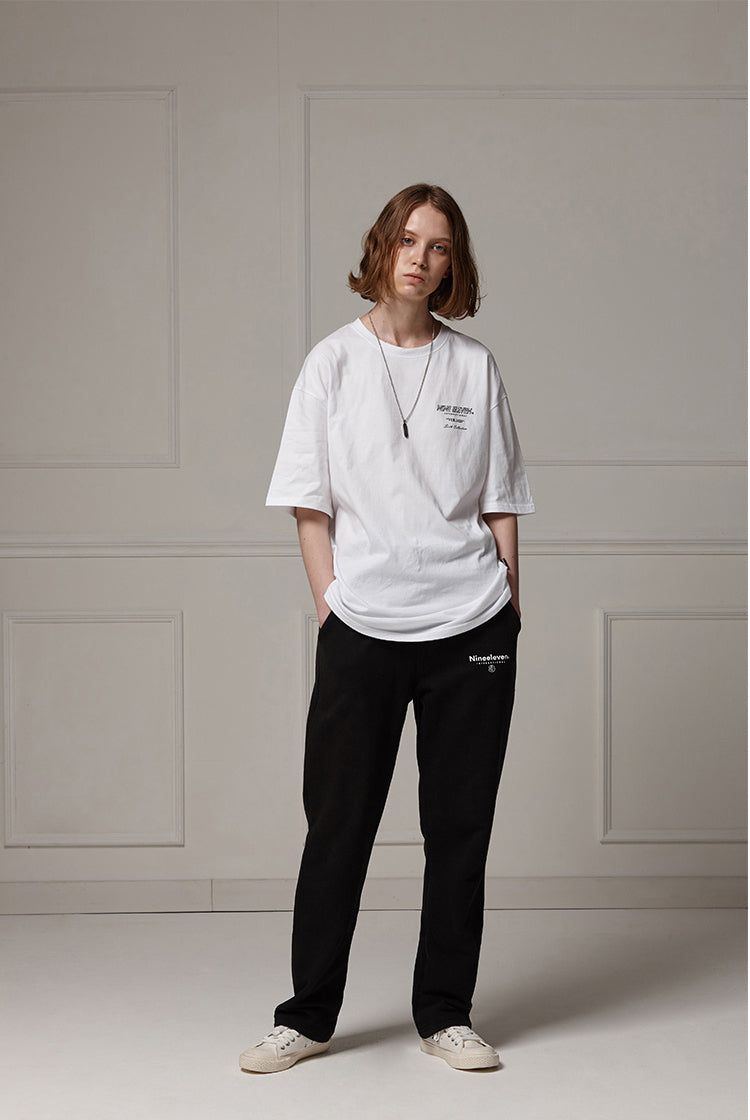 Pigment washed training pants