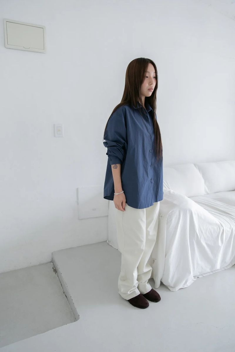 regular bisou cotton pants(2colors)