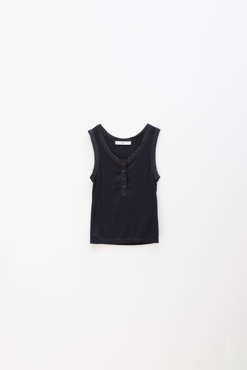 Crop leeveless (Black)