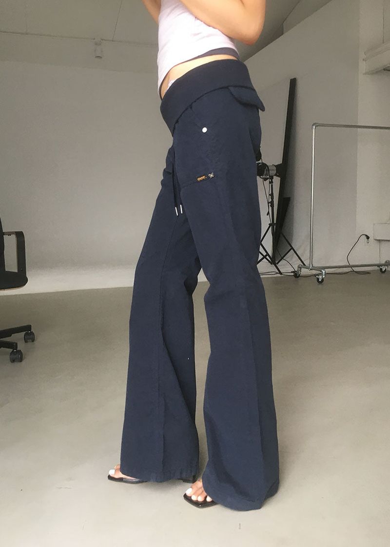 SOFT RIB BOOTS CUT PANTS