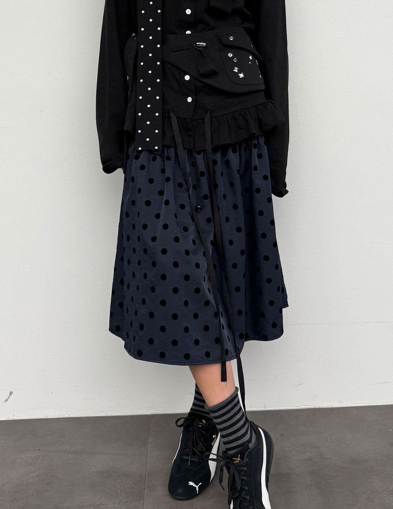 BALL SKIRT IN NAVY