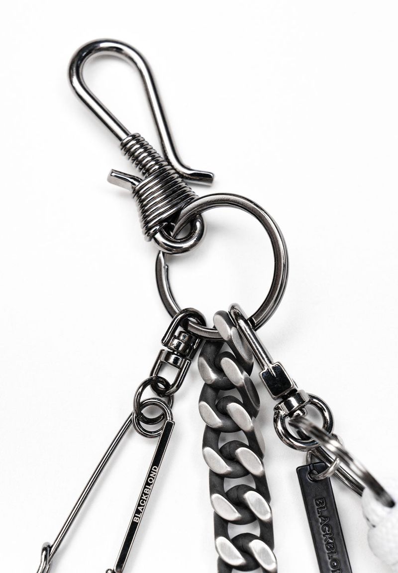 BBD 2-Line Detachable Rope Pants Chain (Black&White)