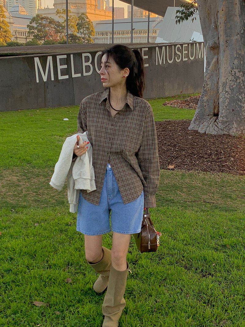 Diack checkered shirt