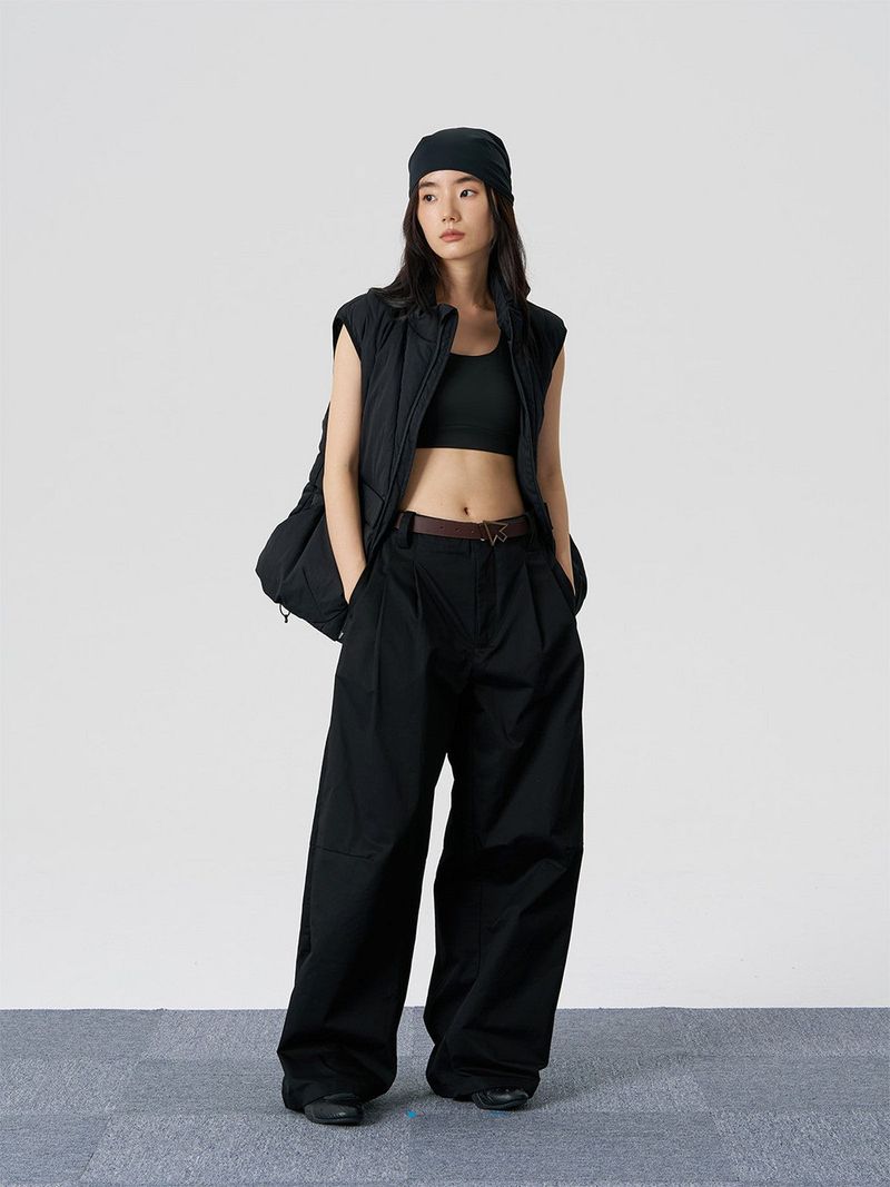 FMACM Double-Pleated Casual Trousers