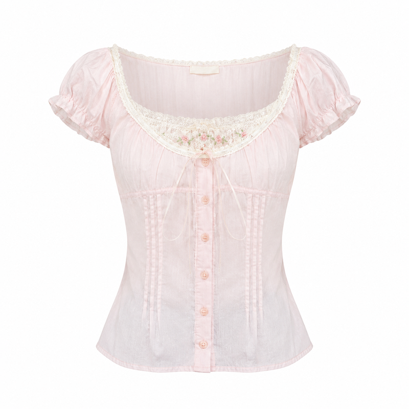 Cozy&Kitsch（コージーアンドキッチ）の「Roselle Floral Lace Blouse（Tops）」