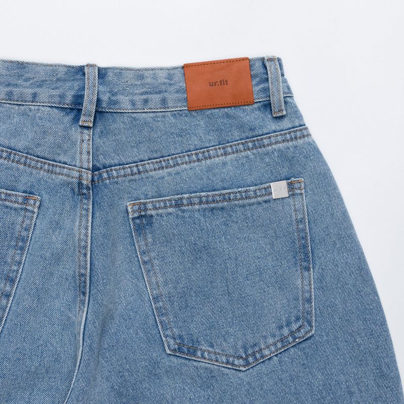 DESTROYED WIDE DENIM PANTS code 21006