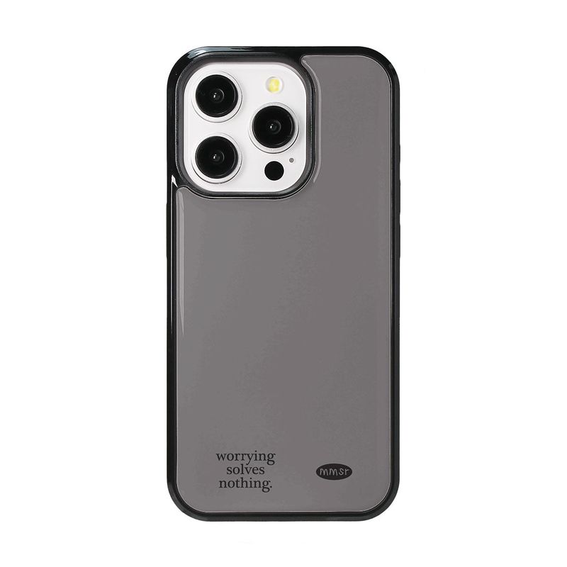 murmursroom(マーマーズルーム)の「holiday epoxy bumper case (dark gray)(Smartphone Accessories)」