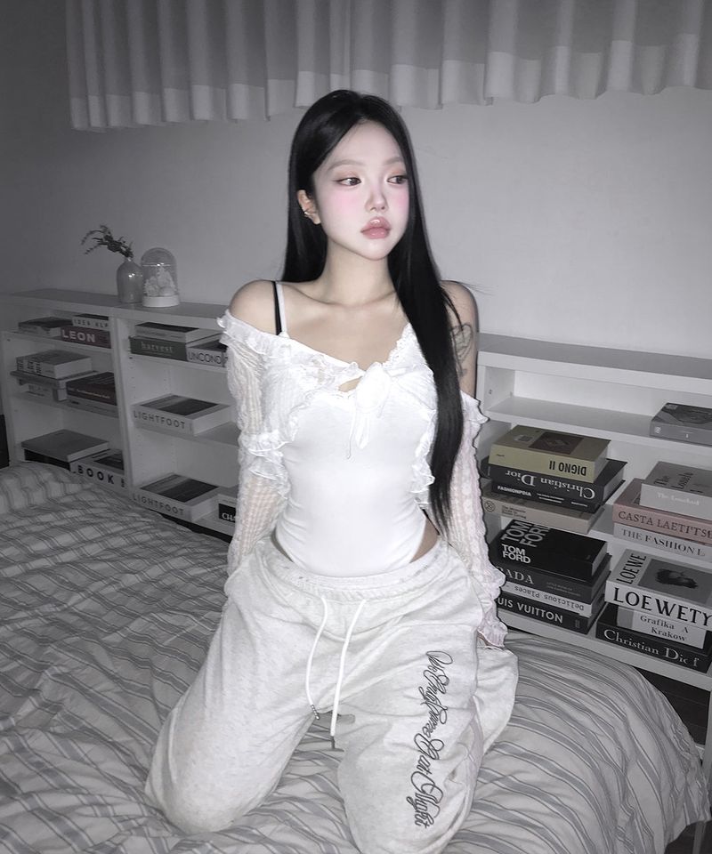 lace bodysuit (4colors)