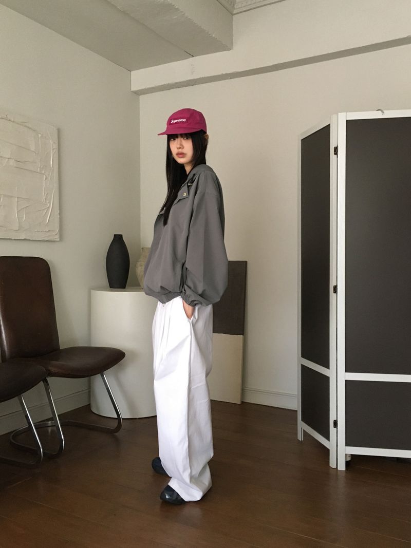 Beaton Goffcore String Boxy Windbreaker