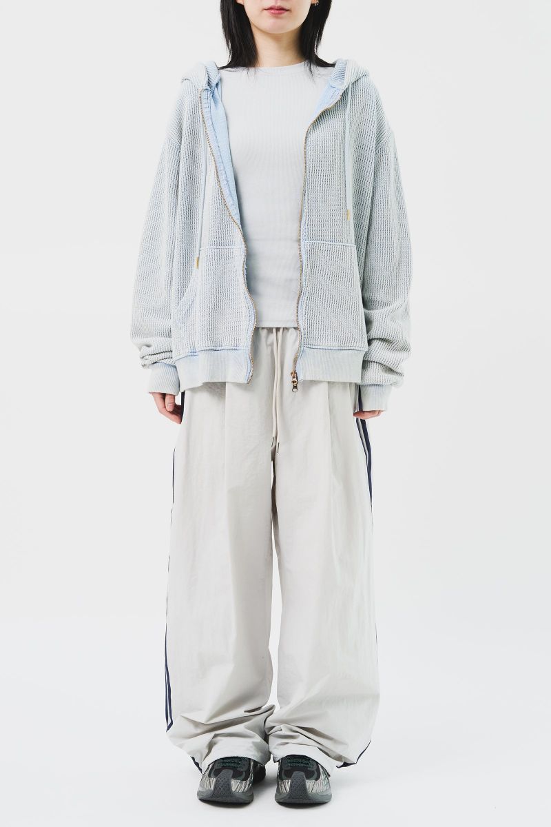 Luar Washed Knitted Zip Hoodie (3color)