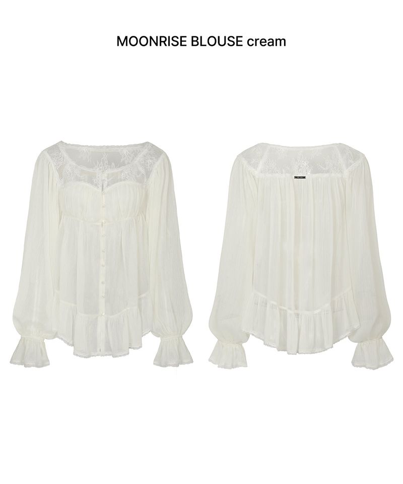 MOONRISE BLOUSE cream