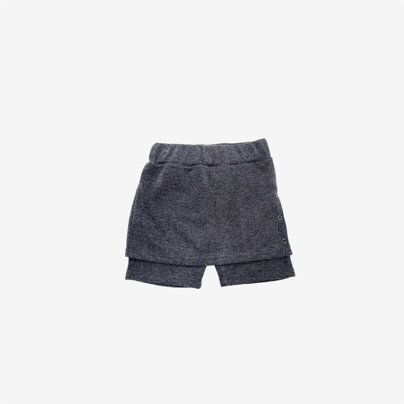 On-Fee Layered Eyelet Biker Pants