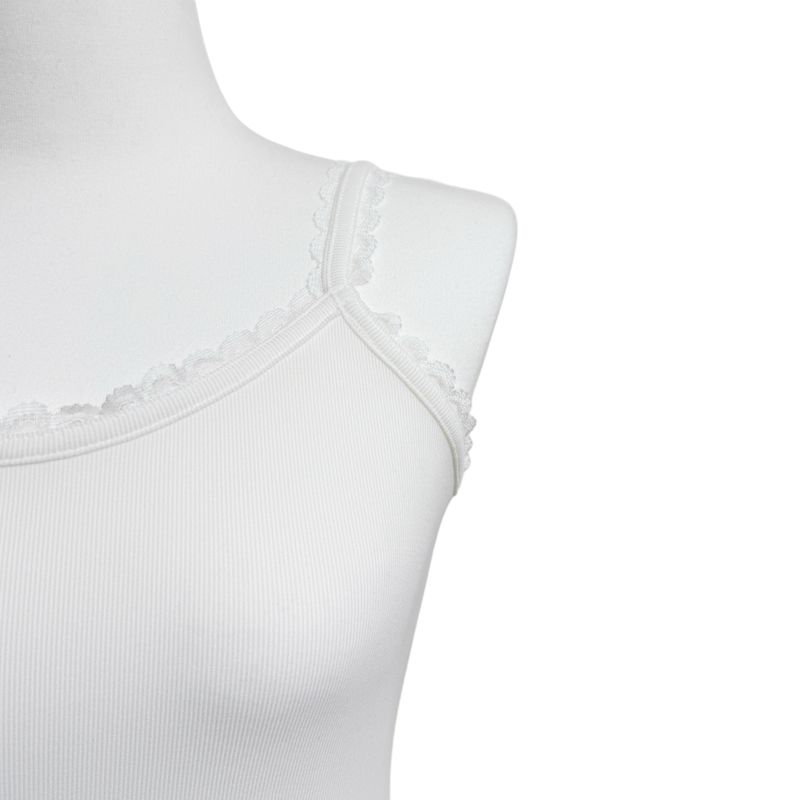 (3color) Delicate Lace Inner Sleeveless Top