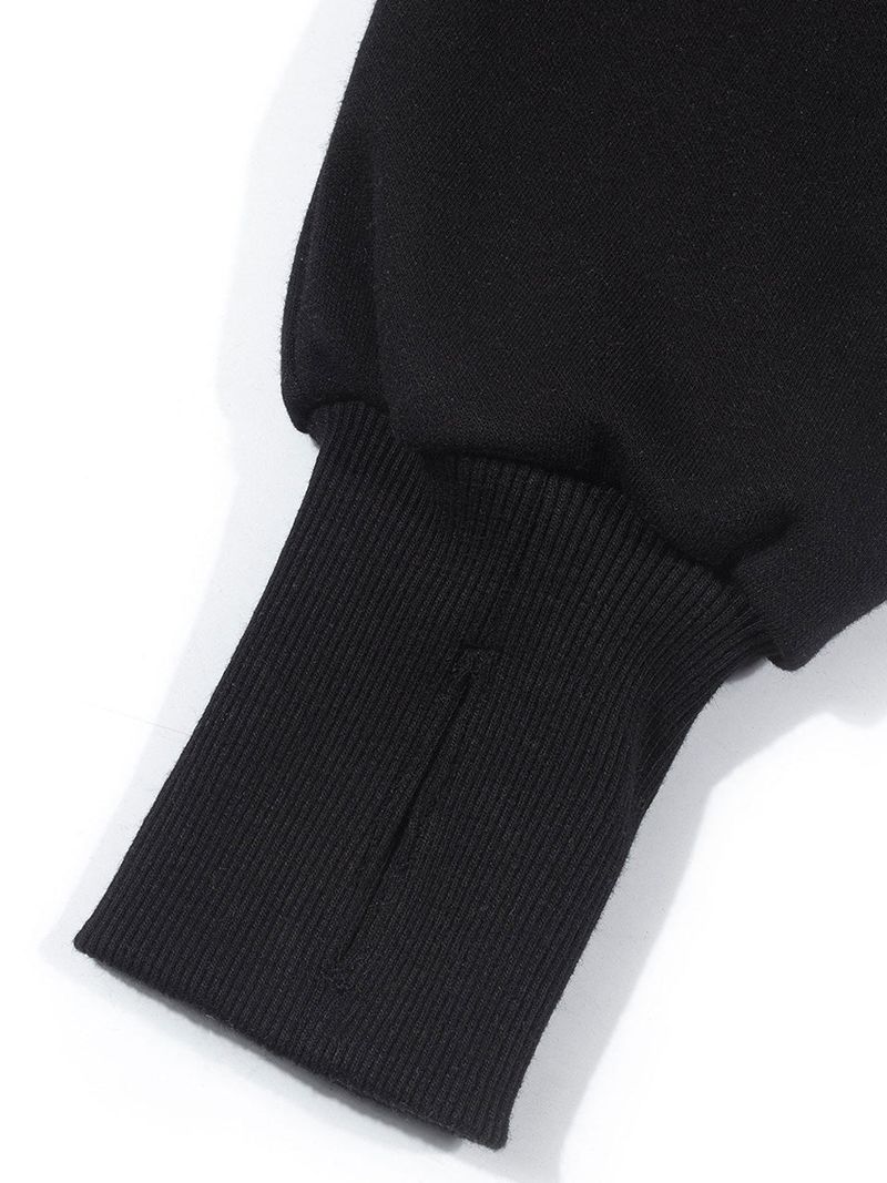 OFF-SHOULDER SWEATSHIRT_Black