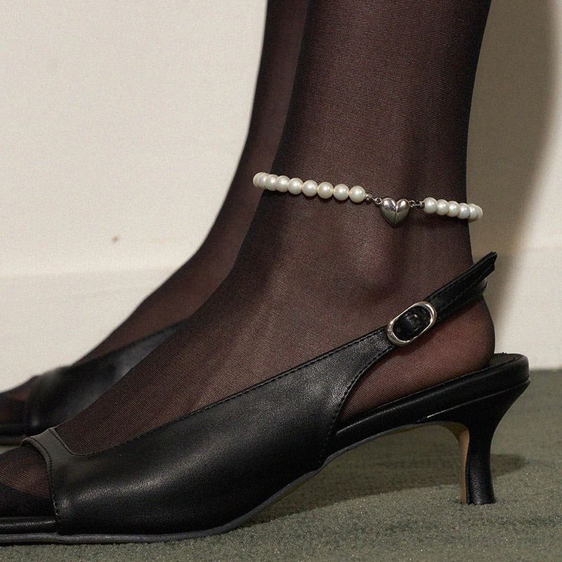 geegee(ジジ)の「pearl heart anklet(Accessories)」