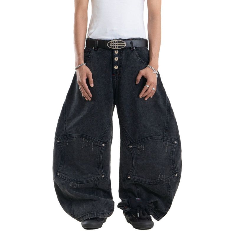 A1 Wide Barrel Exo - Snowish Shadow Grey - Jeans