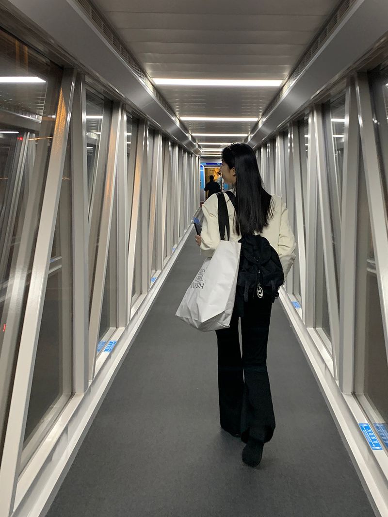 [MADE] Airport long bootcut banding pants -Basic