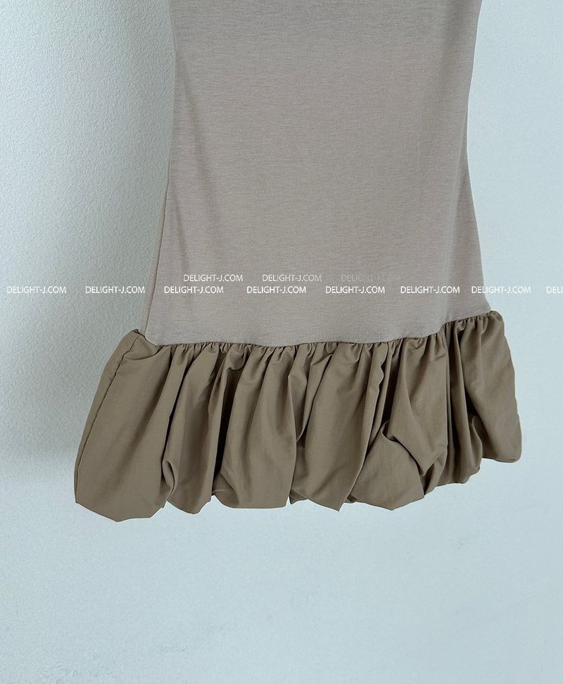 Pumpkin Tube Top Mini Dress