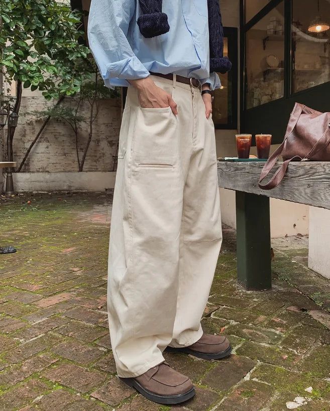 Rior Curved Cut Balloon Pants