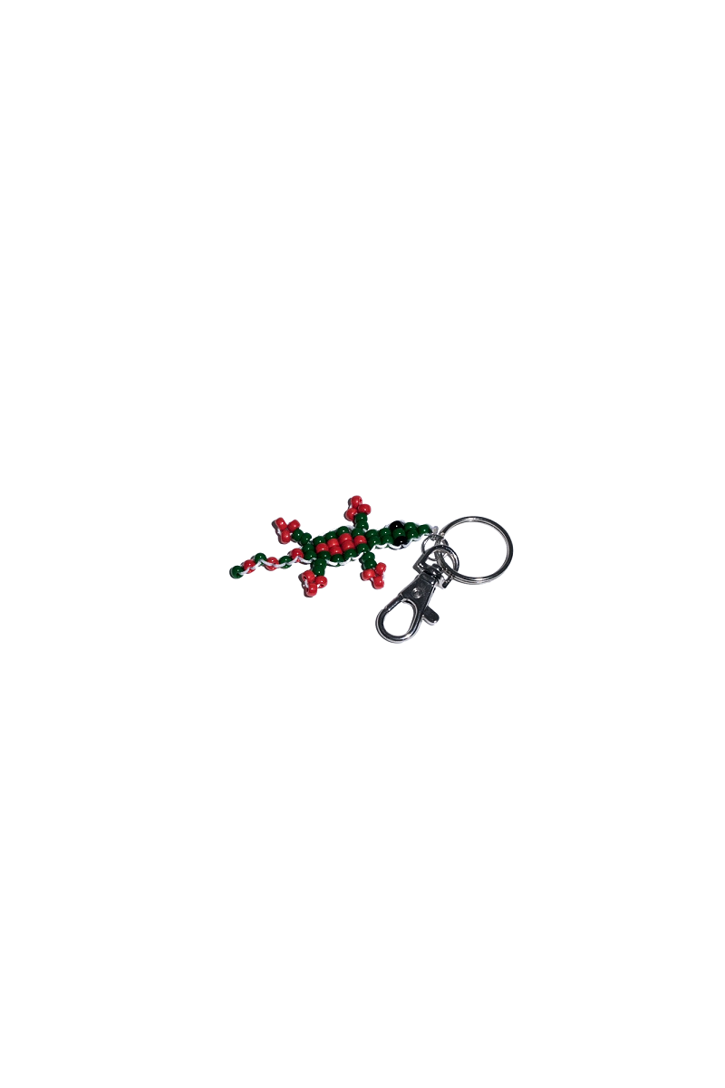Lizard Beads Keyring