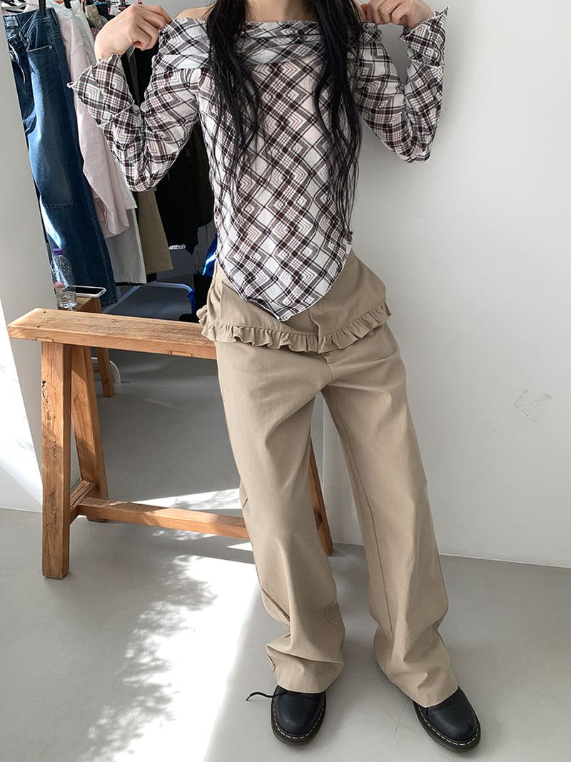 FRILL PANTS (2C)