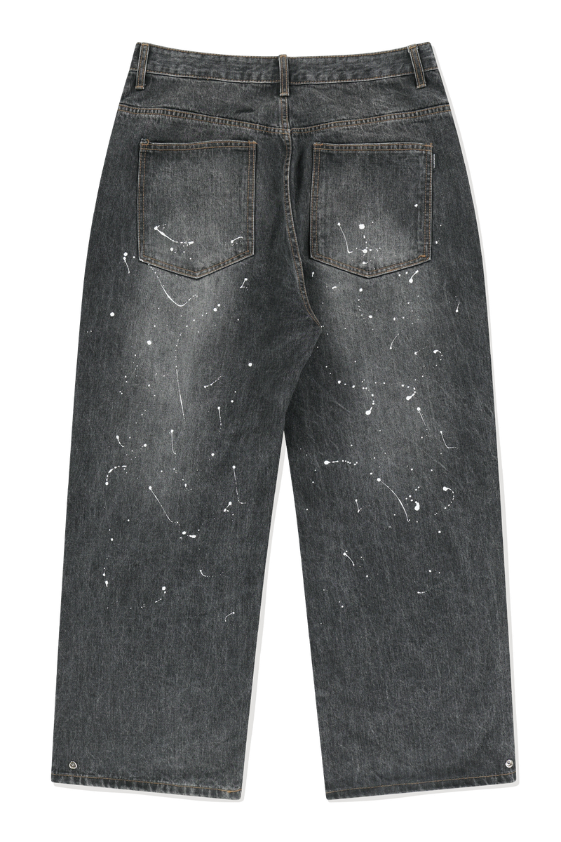 SPLASH PAINTING DENIM PANTS