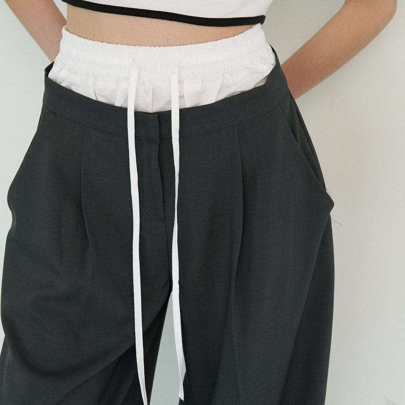 DOBLE WIDE PANTS, CHARCOAL