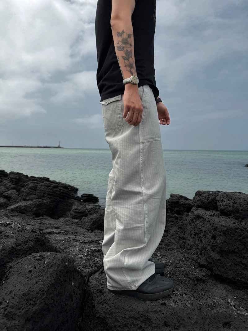 Basque-dyed Fatigue Wide Pants 3C