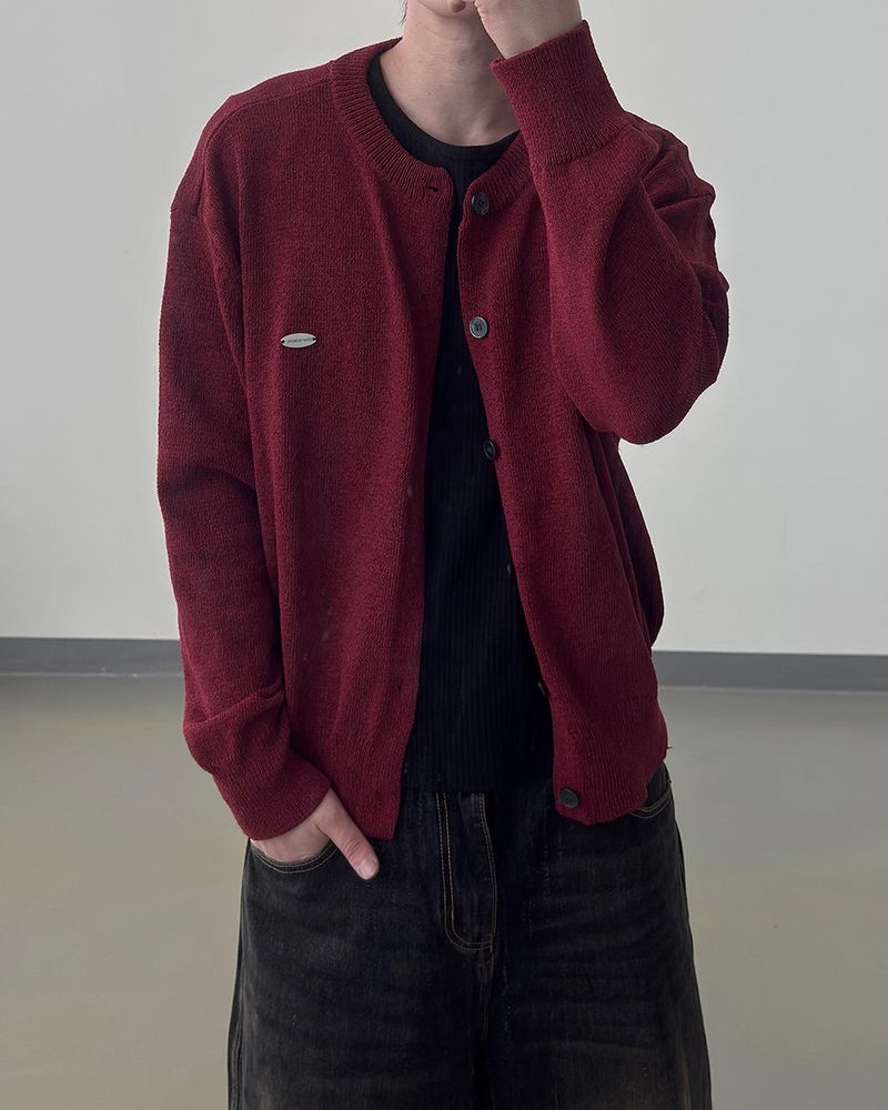 Brion Patch Knit Cardigan