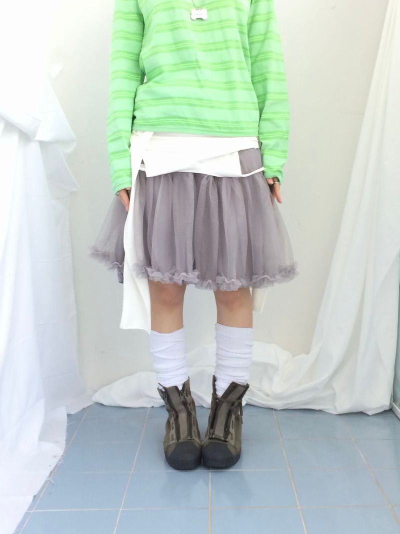 Stripe Lime Hood