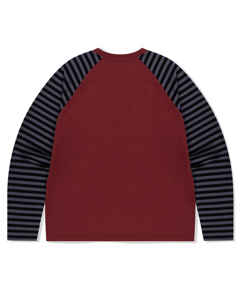 ROCK STAR RAGLAN STRIPE LS TEE