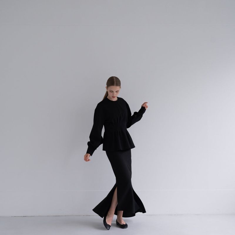 High waist mermaid skirt third