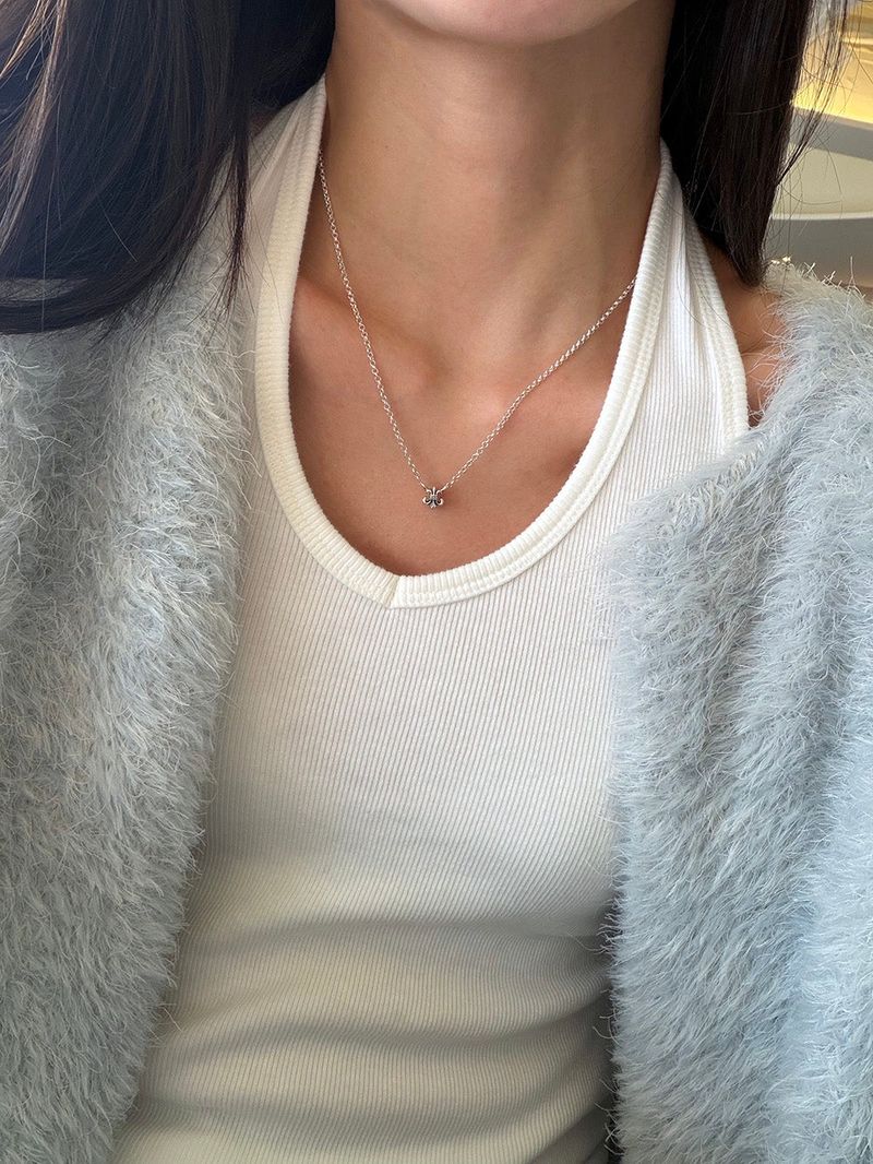 [925silver] Antique spear necklace
