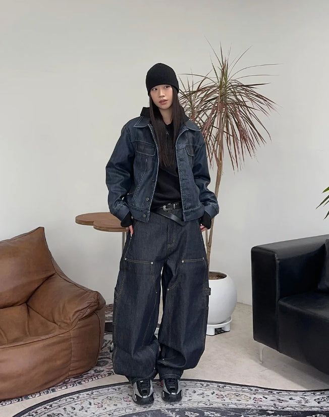 Garment Leather Tracker Jacket