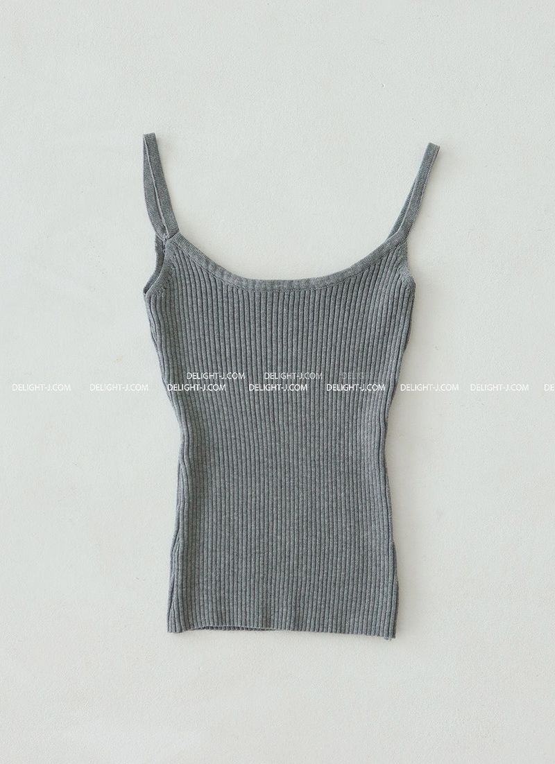 V-neck Knit Sleeveless Cardigan Set