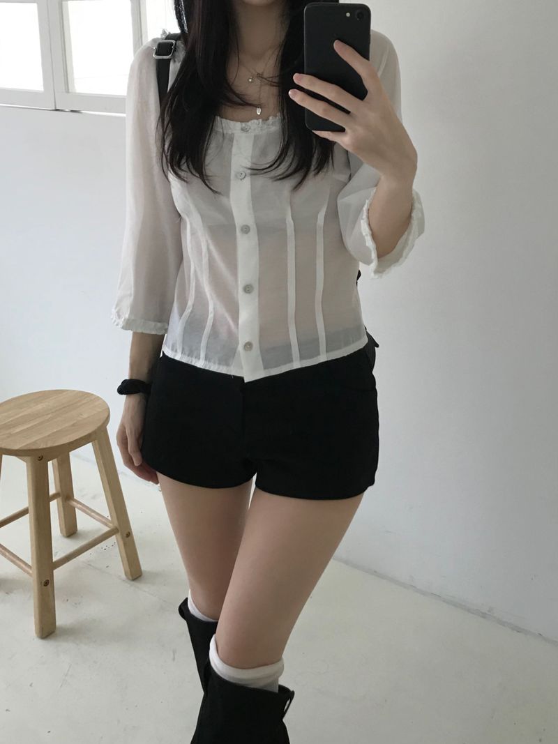 Miel frill blouse (3 colors)