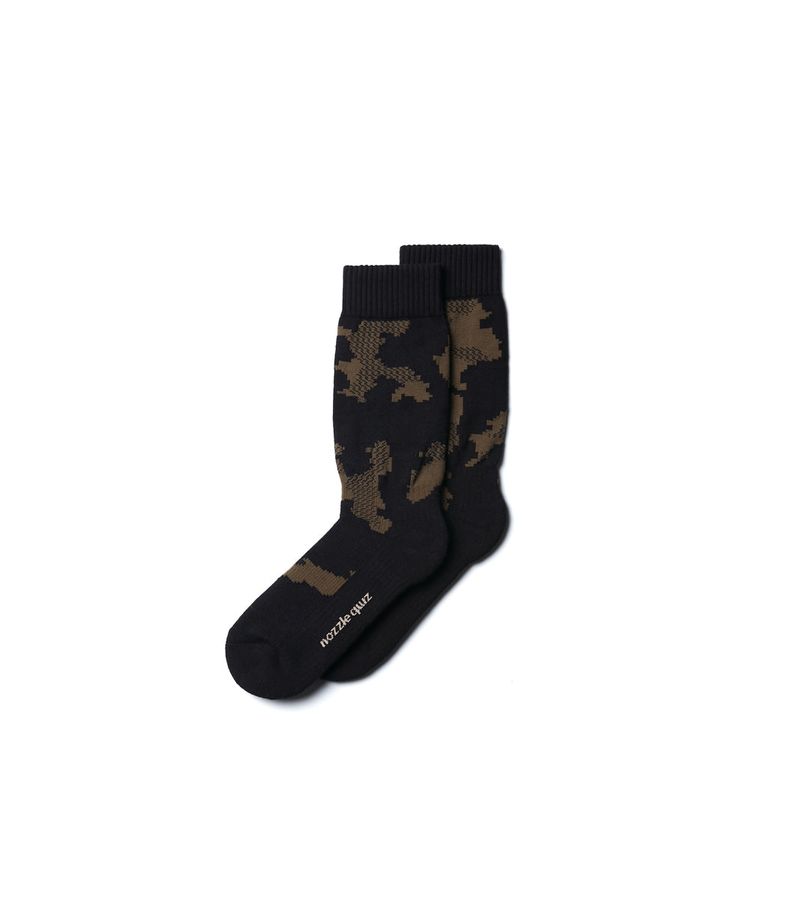 Digit No. Jacquard casual socks (4pair in)