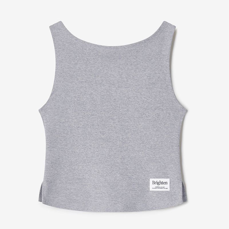 Essential Boat-Neck Grey