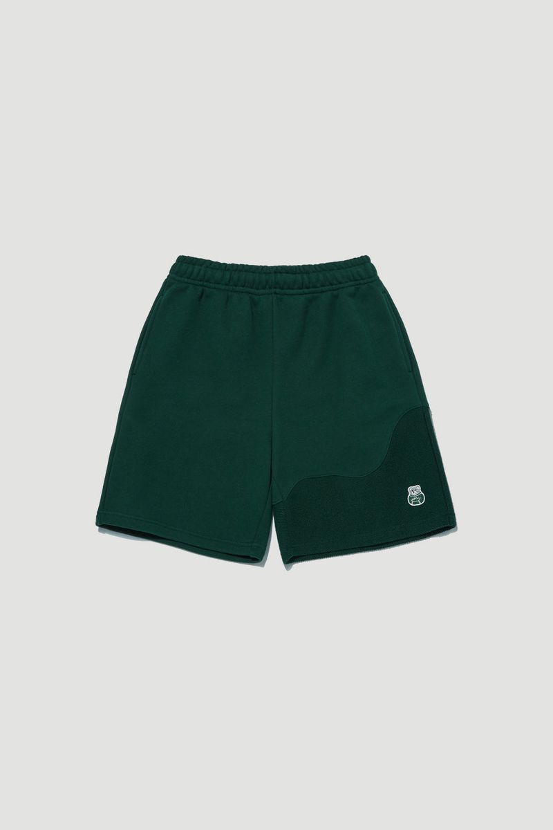 APIECEOFCAKE（ピースオブケイク）の「Reverse Bear Patch Shorts_Green（Pants）」