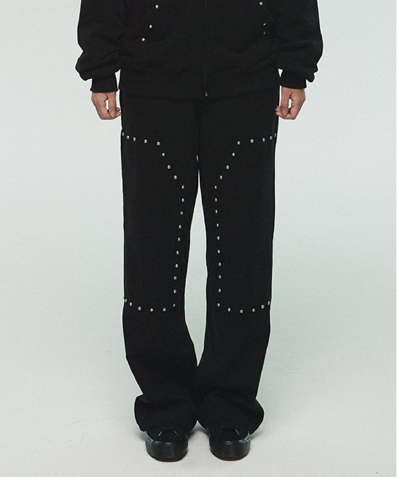 ITZAVIBE（イッザバイブ）の「STUD COTTON PANTS（Pants）」