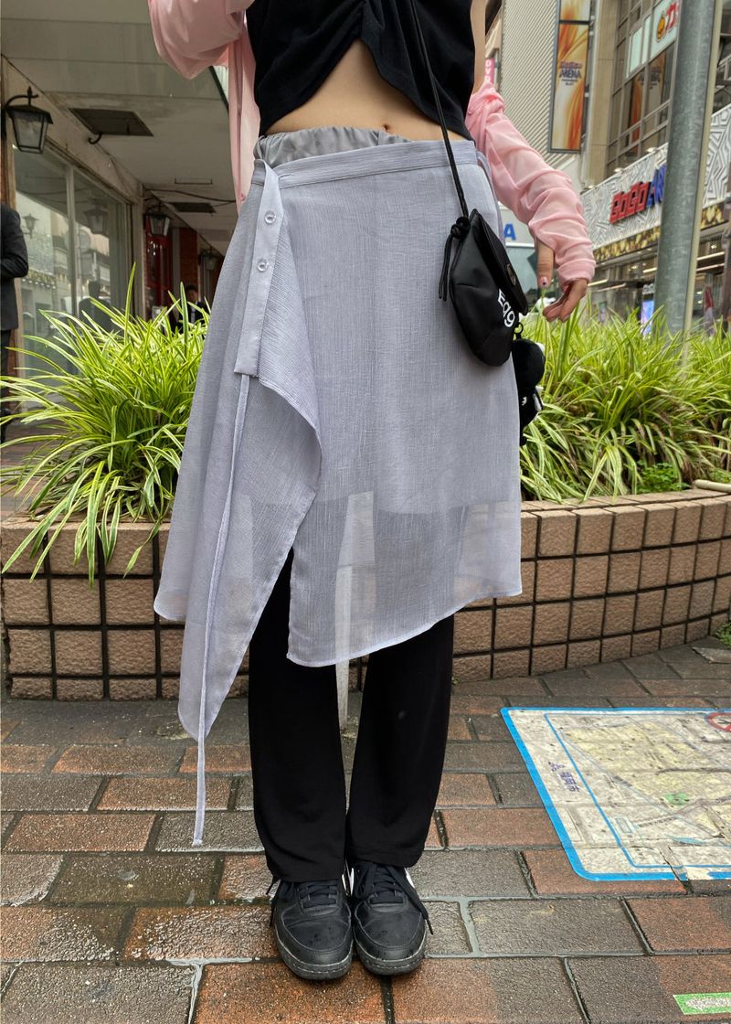 VEIL WRAP SKIRT