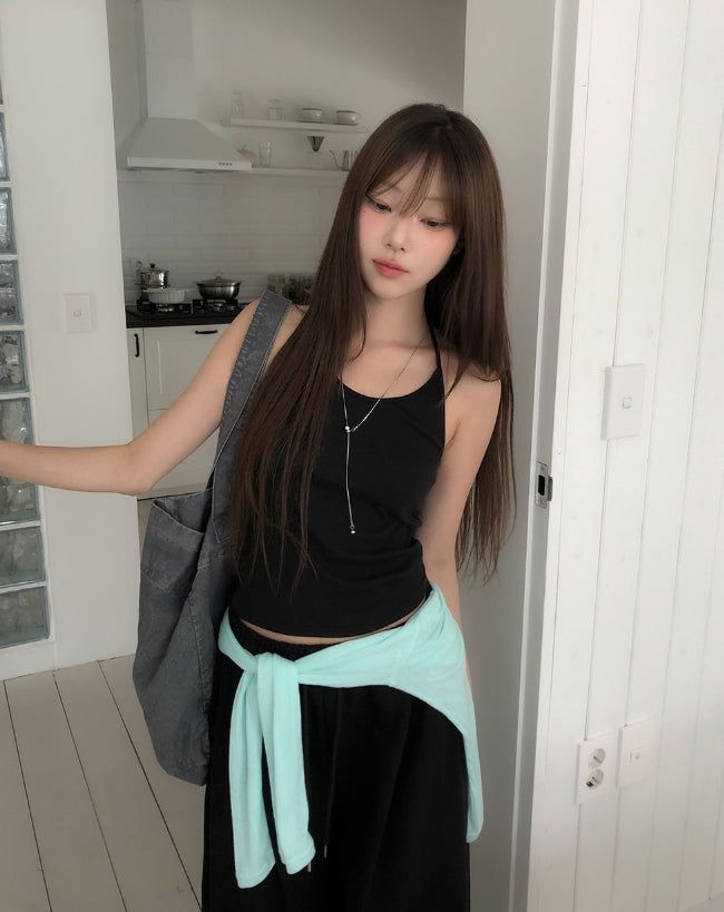 ULAN（ユレン）の「Thins Basic Modal Halter Sleeveless（Tops）」