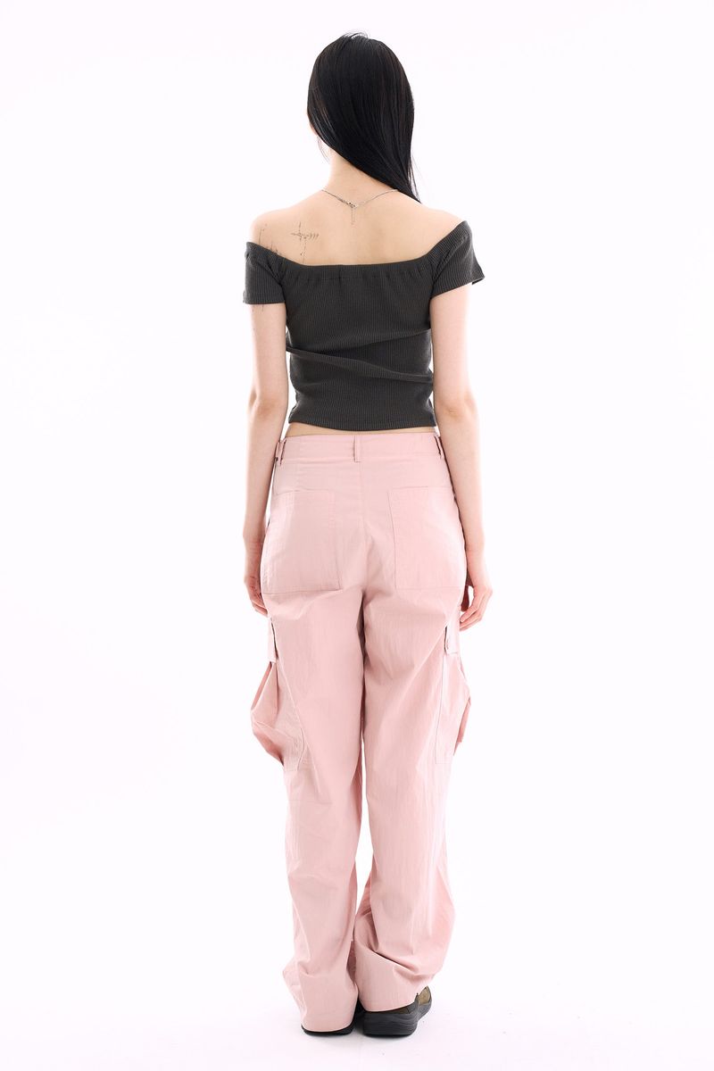Chilly summer wide cargo pants