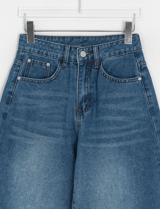 Bayani Washing Wide Denim Pants