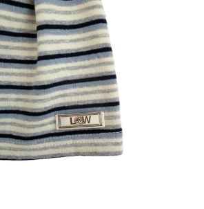 STRIPE LABEL BEANIE
