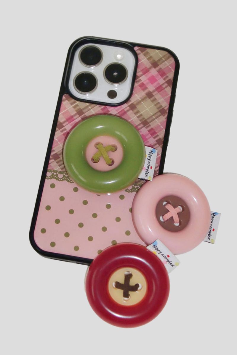 Hippy Complex（ヒッピーコンプレックス）の「[Basic]ボタントック_3 カラーズ（スマホグッズ/小物）」